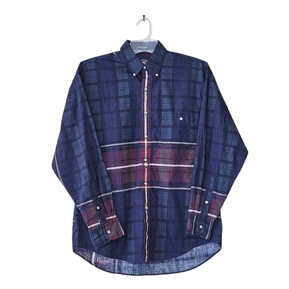 Vintage Salty Dog Plaid Shirt